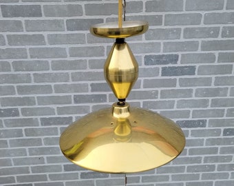 Mid Century Modern Space Age Pull Down Ceiling Pendant Light