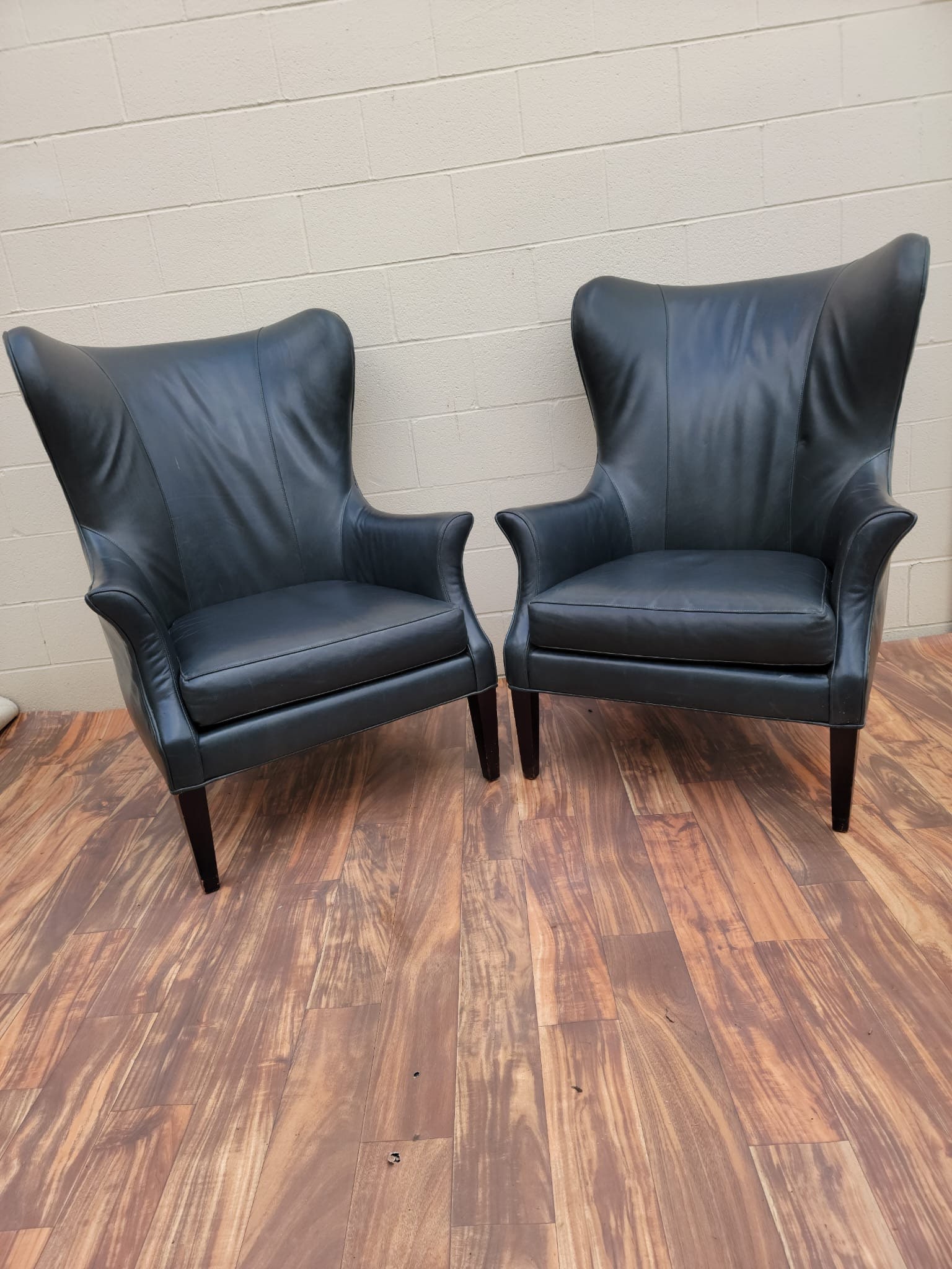 Clinton modern wingback chair sale