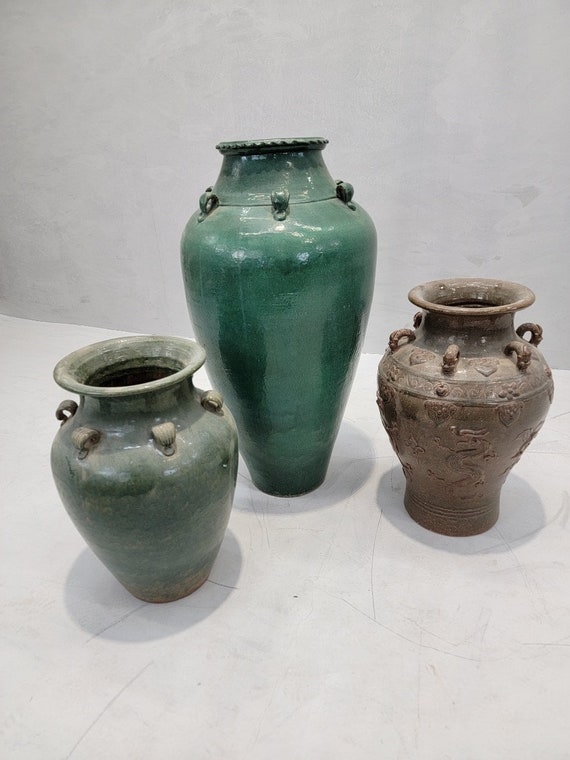 Green Glazed Rice Jar From Shanxi - 19thC - 4 Green Glazed Rice Jar From Shanxi - 19thC - 4