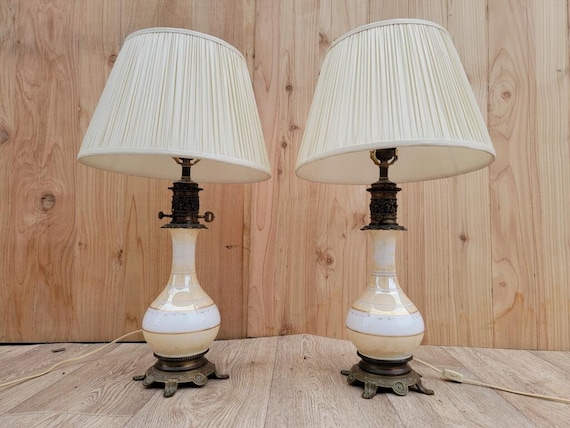 Antique ceramic table lamps deals