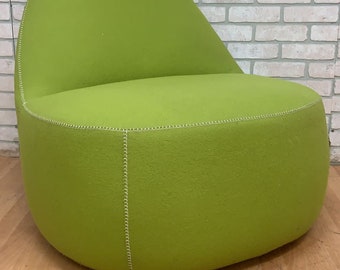 Modern Bernhardt Design Mitt Lounge Chair in Green