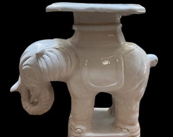 Stolik kawowy Vintage Elephant Pedestal