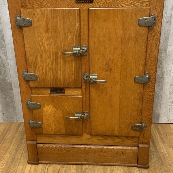 Antique Ice Box Etsy