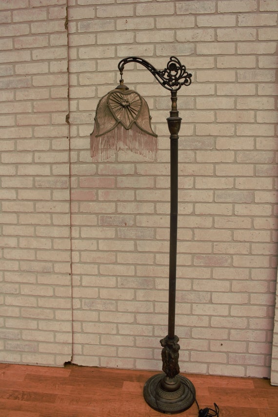 Antique floor reading on sale lamp