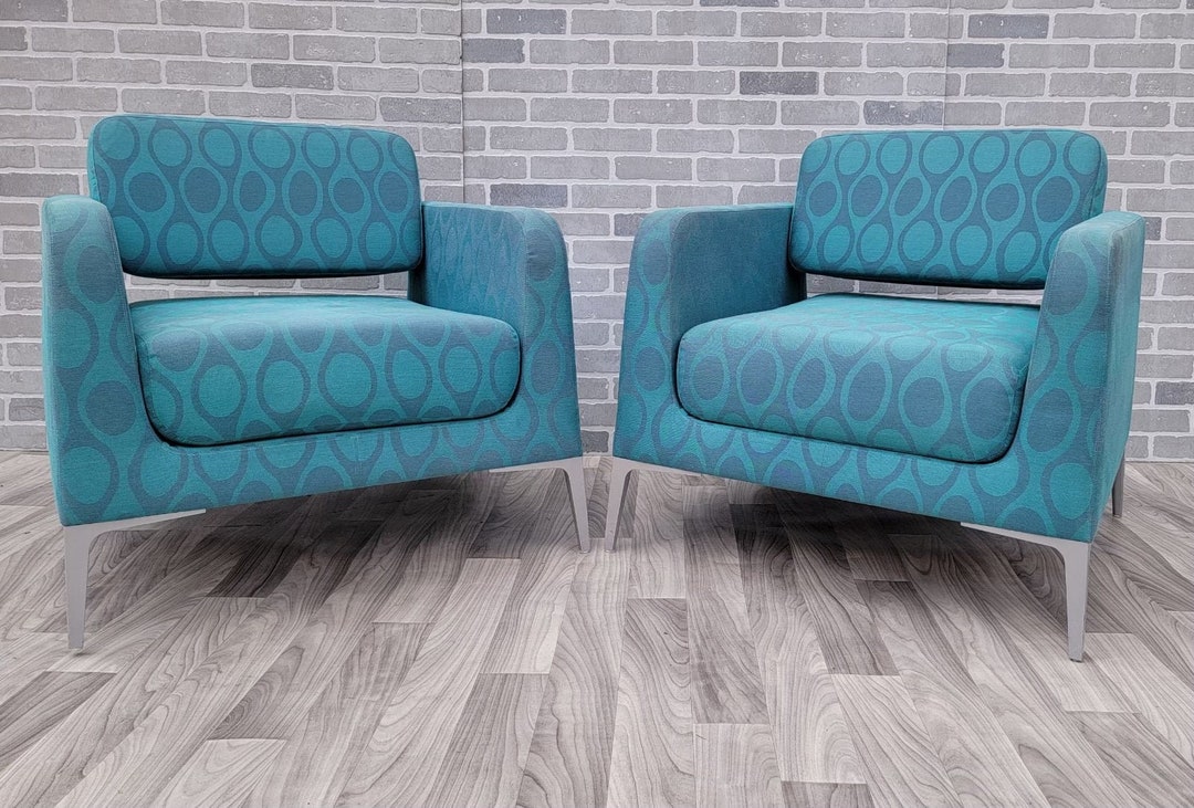 Modern Segis Alphabet Lounge Armchairs by Bartolomeo Italian Design - Pair