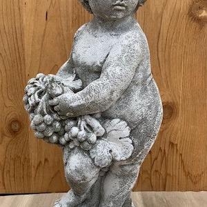 Vintage Neoclassical Style Cherub/Putti Garden Statue