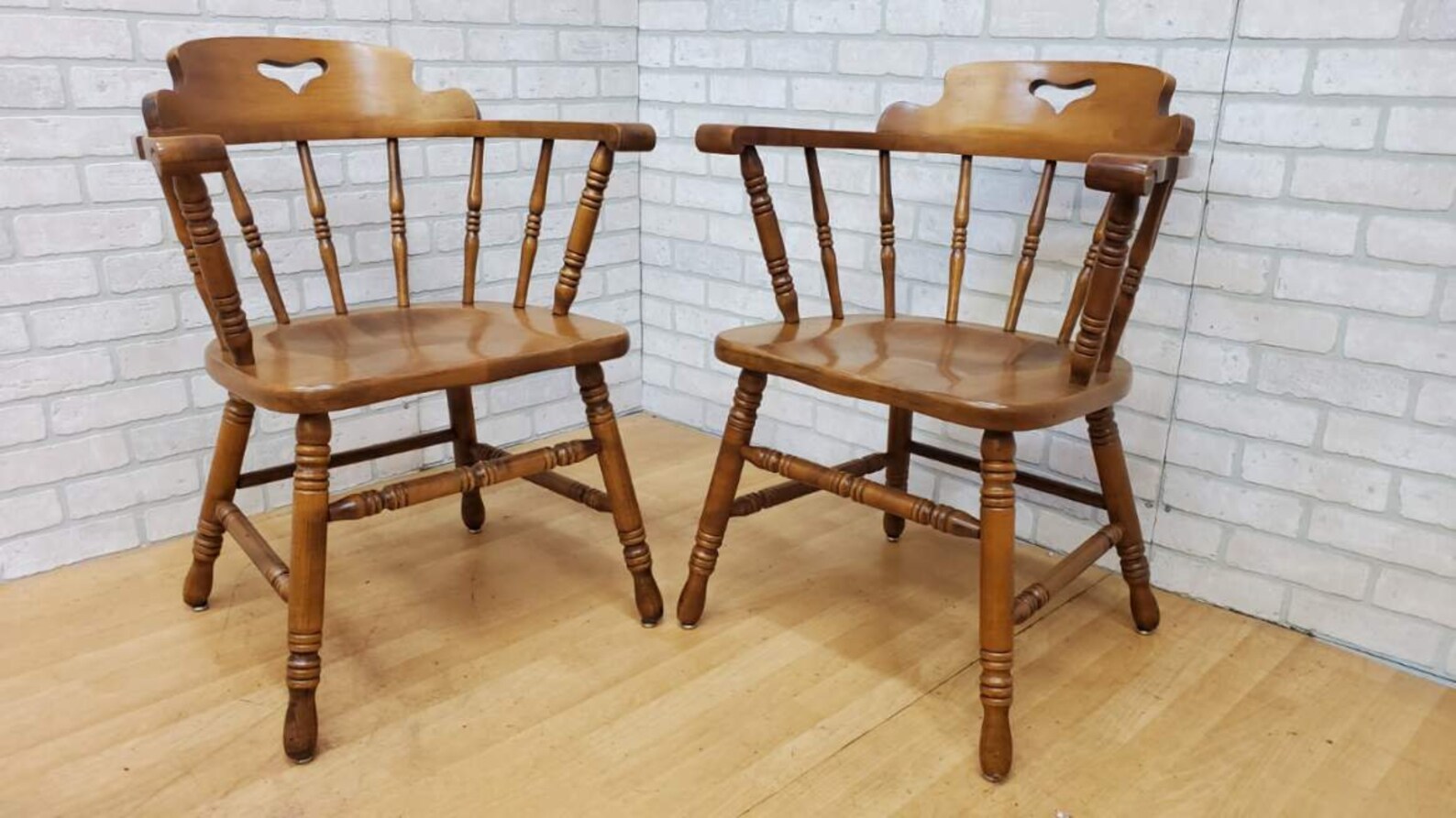 Tell City Furniture Colonial Style Solid Hard Rock Maple Etsy