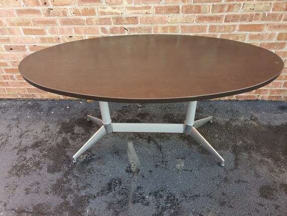 Eames oval dining on sale table