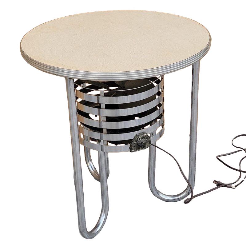 Art Deco Industrial Fan Table by Kisco Company - Etsy