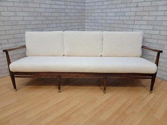 mid century danish modern couch