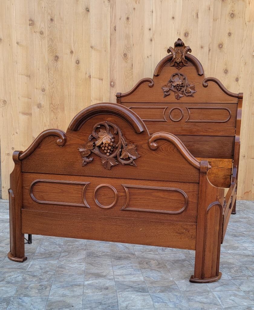 Victorian cheap wooden bed