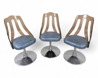 Vintage Eero Saarinen Knoll International Orange White Tulip