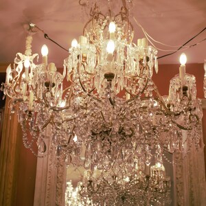Two tier crystal chandelier deals