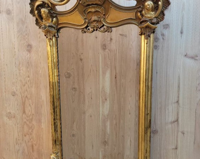 Antique Italian Rococo Style Gold Gilded Hand Carved Wall - Etsy