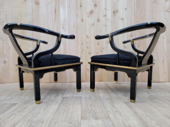 ダイニングチェア Mid Century Modern chairs by James Mont Mid Century Modern James Mont Chinoiserie Style Horseshoe