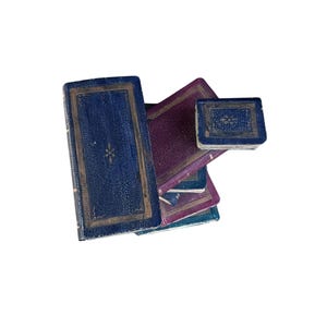 Vintage Faux Stacked Book Side Table image 3