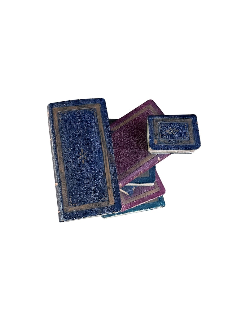 Vintage Faux Stacked Book Side Table image 3