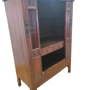 Antique Shanxi Province Red Elm Cabinet image 2