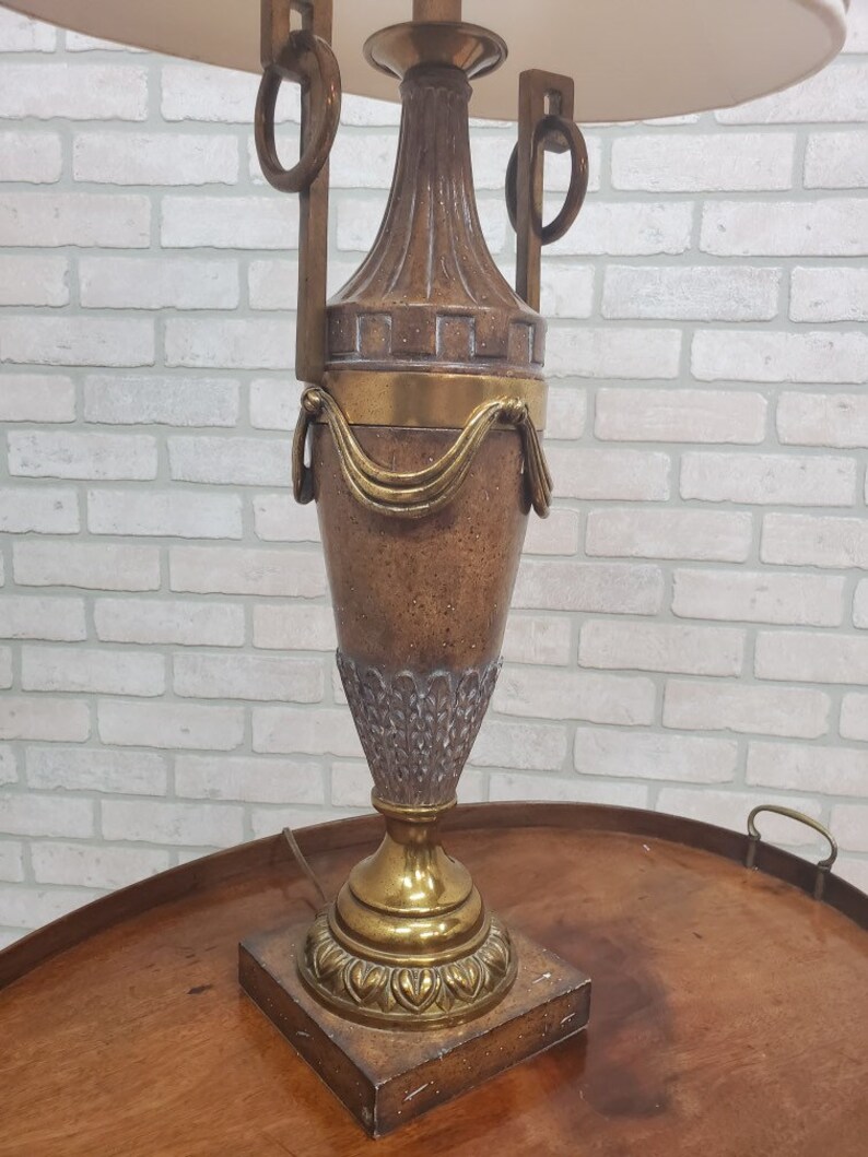 Maitland Smith Neoclassical French Bronze Urn Table Lamps | Etsy