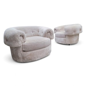2 sillones con diseño de osito de peluche color crema de MCM Schweiger Industries