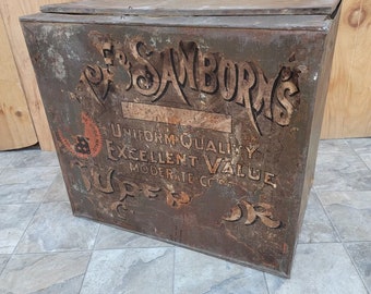 Antique Chase & Sanborn Large Coffee Tin