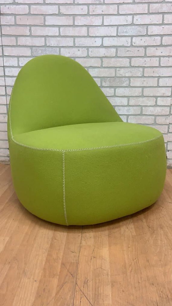Modern Bernhardt Design Mitt Lounge Chair in Green Etsy Sweden
