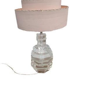 Mid Century Modern Lucite Table Lamp