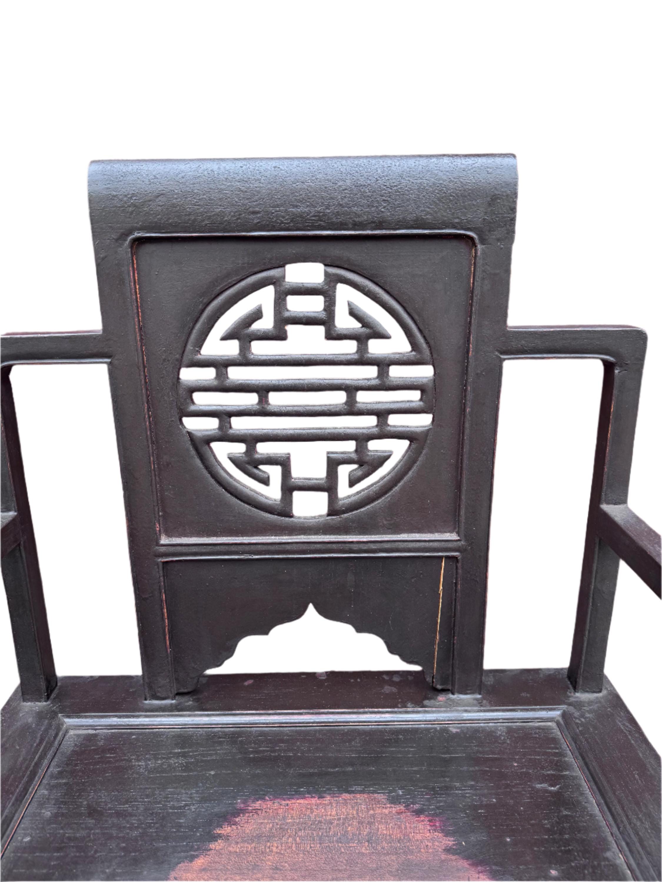 中華民国1910'sアンティーク3点セットの内のチェア❷ 上海租界 山西省のアンティーク彫刻入り玉座椅子 - ペア - Etsy 日本