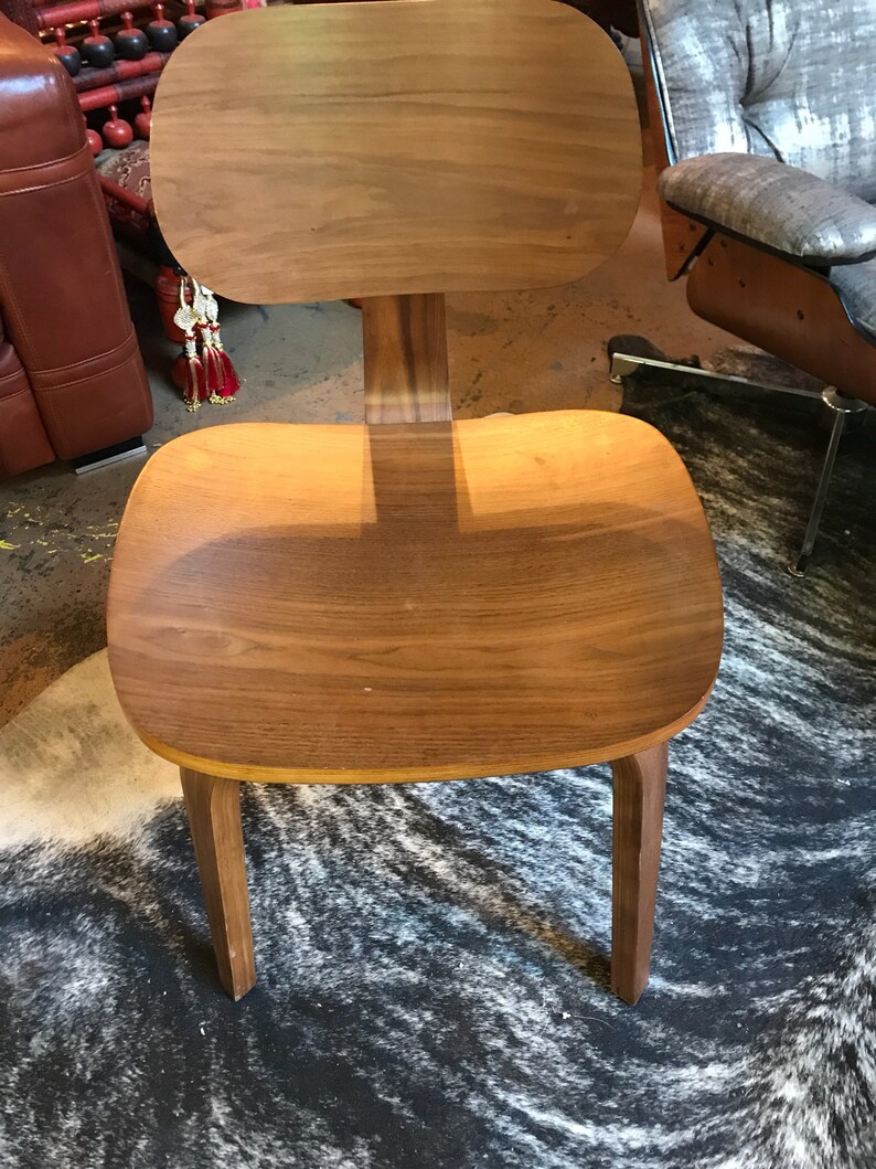 Handcrafted Custom Bent Mahogany Chair