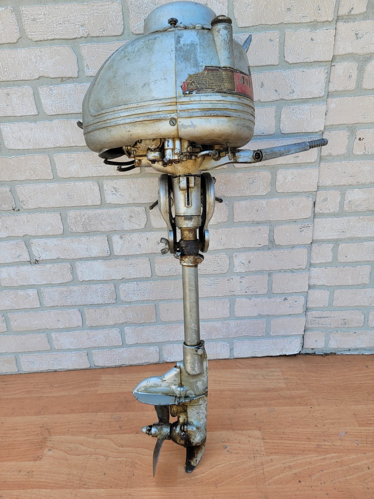 VINTAGE 1950's SWANK OUTBOARD BOAT MOTOR DRINK MIXER WORKS JAPAN