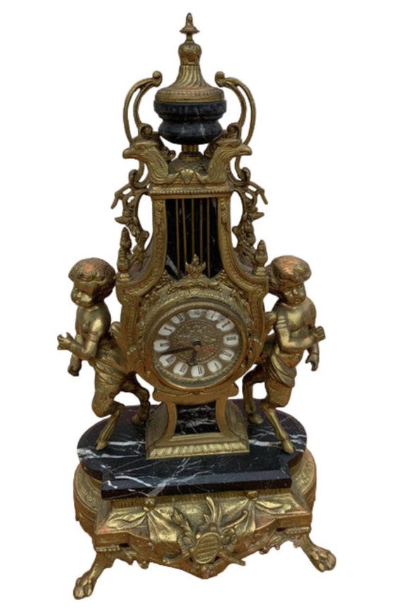 Vintage Imperial Brevettato Ornate Franz Hermle Mantel Clock - Etsy