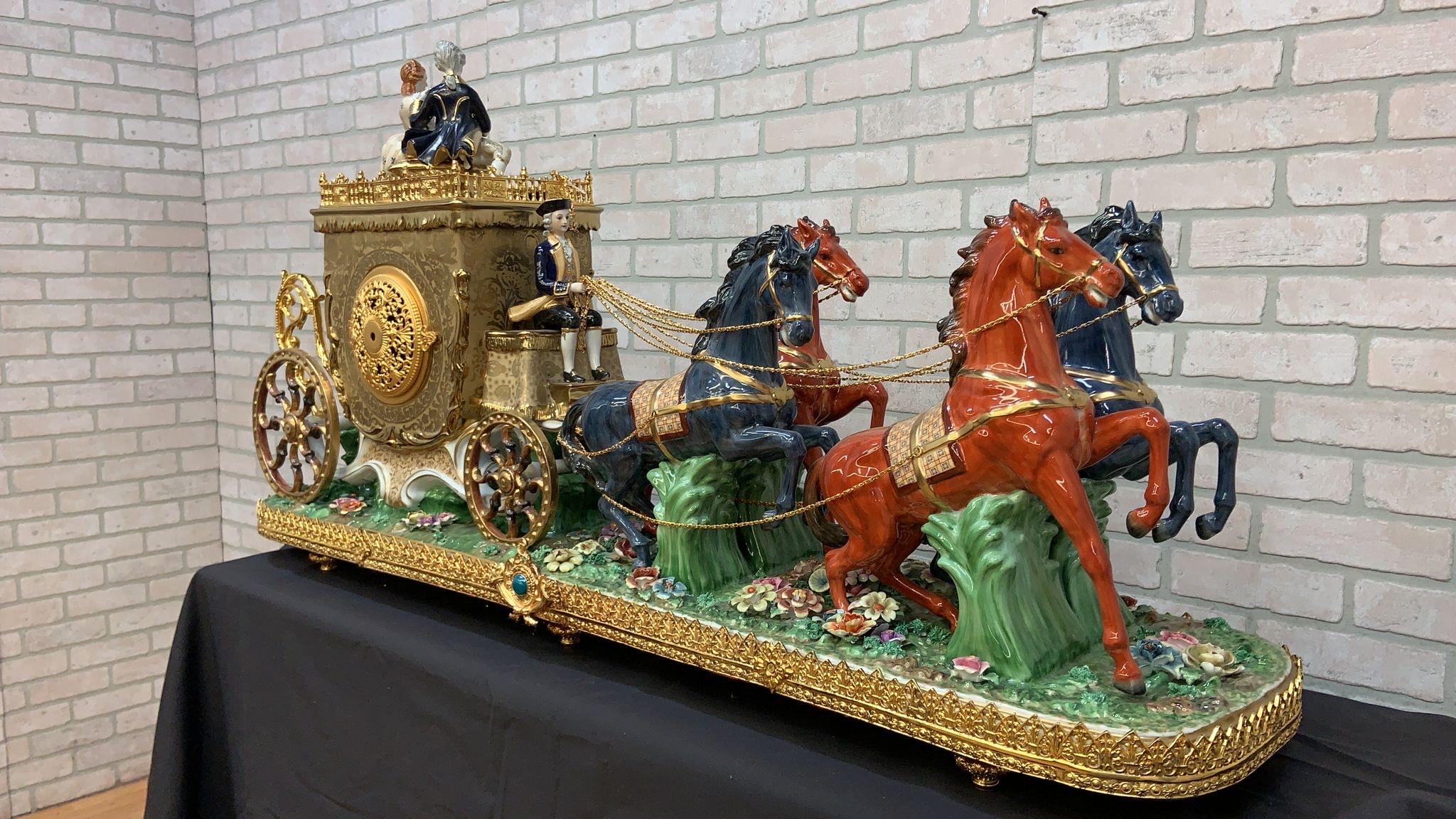 【TENNY THE MAN】フランス製　アンティーク　ビンテージ　陳列 Antique Franz Hermle Monumental Capodimonte Style Vienna Porcelain