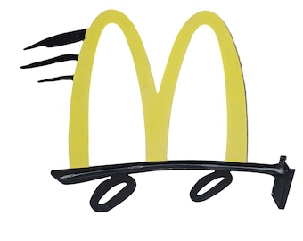 McDonald's Drive-Thru Logo Sign
