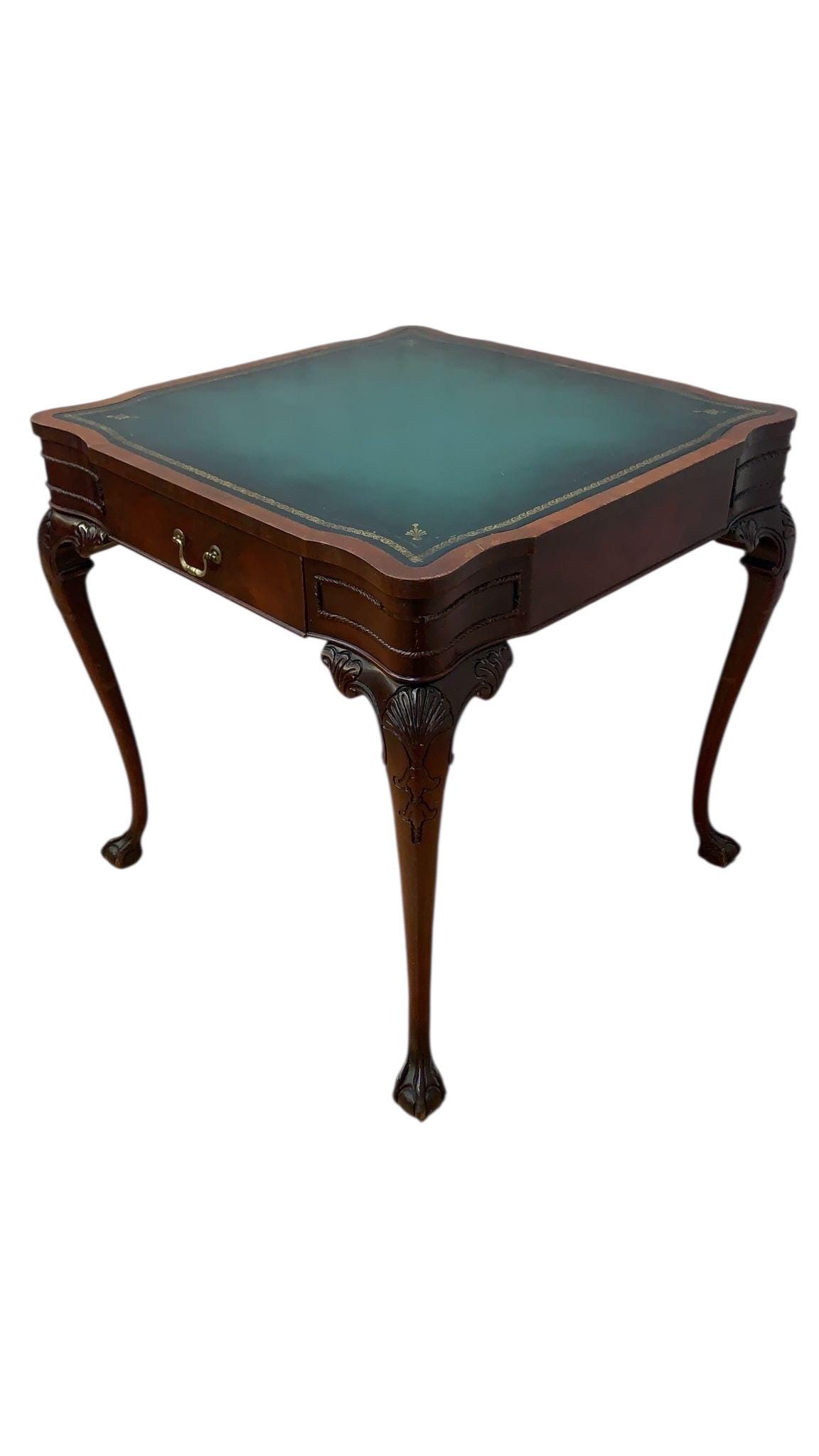 Flip Top Game Table Antique - Etsy Canada