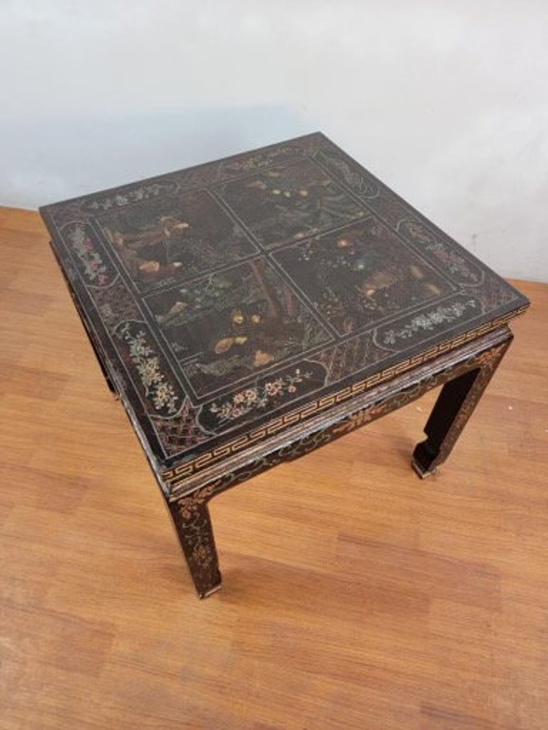Vintage Asian Inspired Chinoiserie Side Accent Table by Baker - Etsy