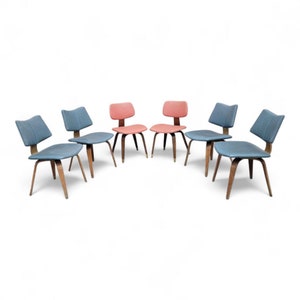 Mid Century Modern Bentwood Dining Chairs By Bruno Weil for Thonet - Set of 6
