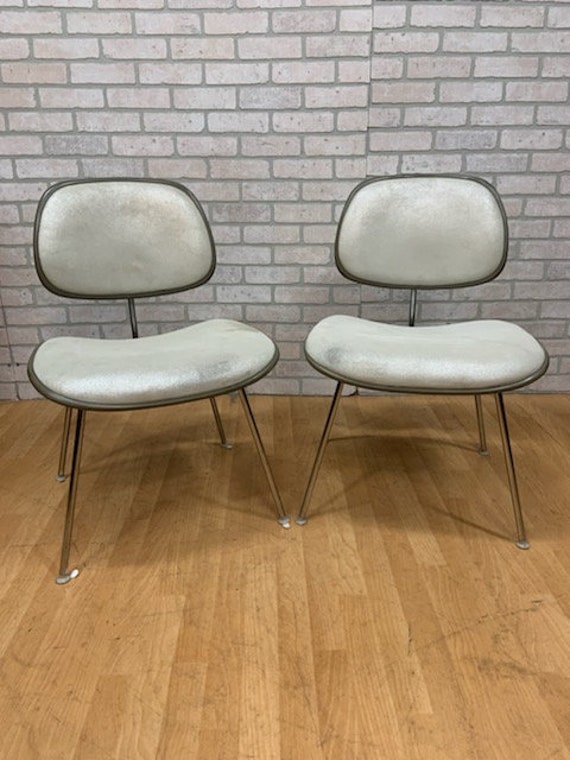 Mid Century Modern Eames for Herman Miller DCM Chairs Newly - Singapore