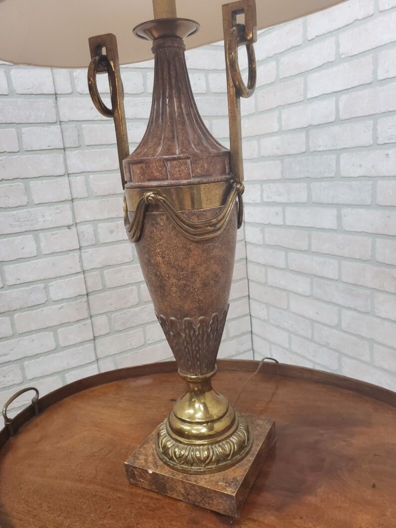Maitland Smith Neoclassical French Bronze Urn Table Lamps | Etsy