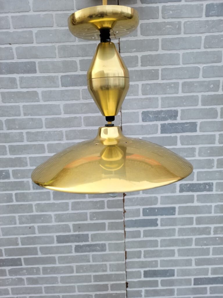 Mid century modern top pull down lights