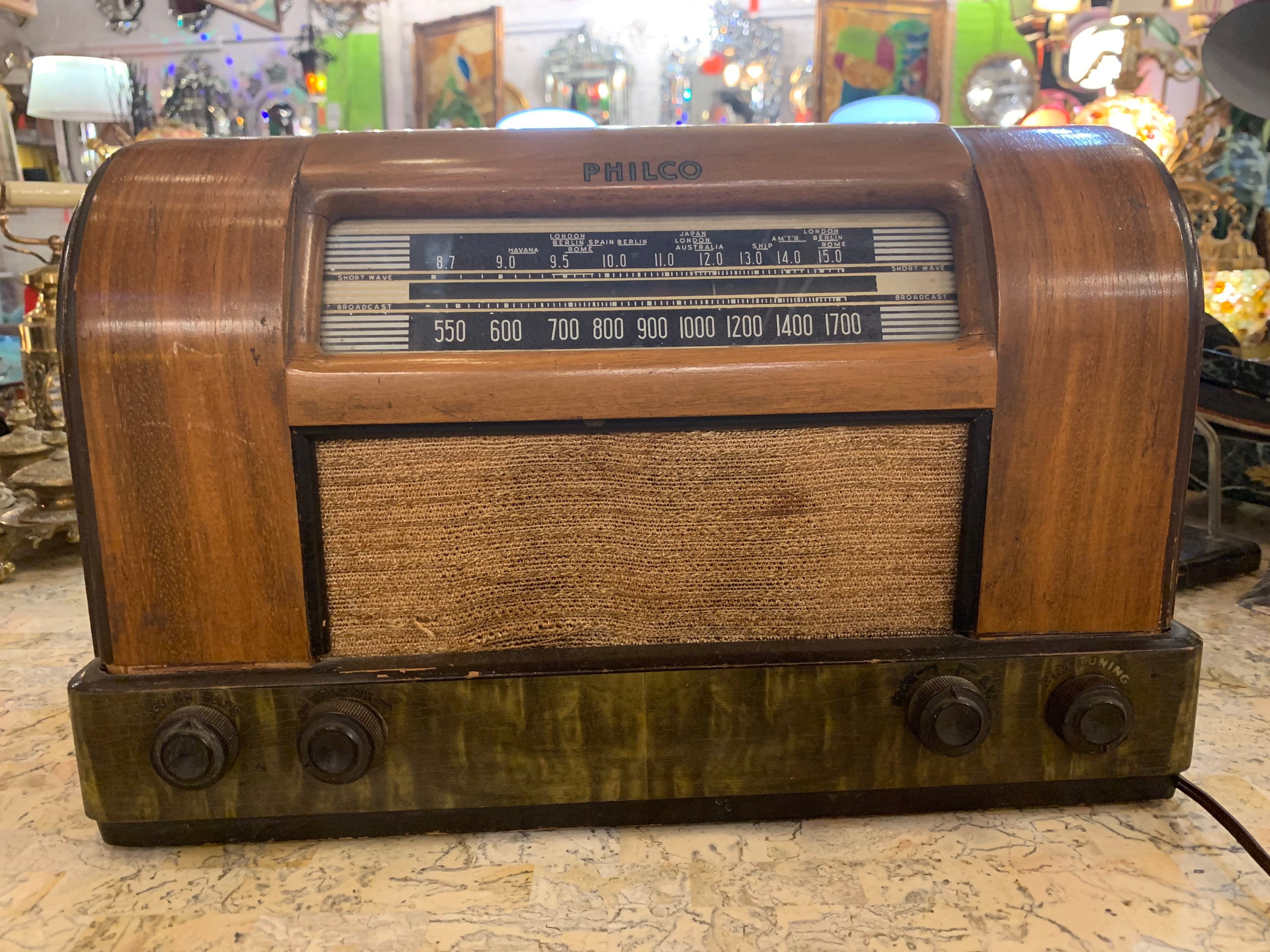 Vintage Philco 42340 Tube Radio Etsy
