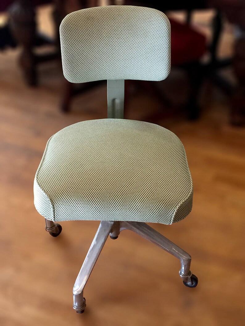Vintage Office Chair On Wheels Etsy