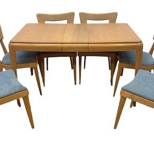 Mid Century Modern Haywood Wakefield 8 Piece Dining Set