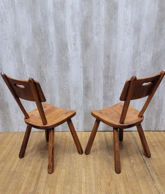 Vintage maple dining 2025 chairs