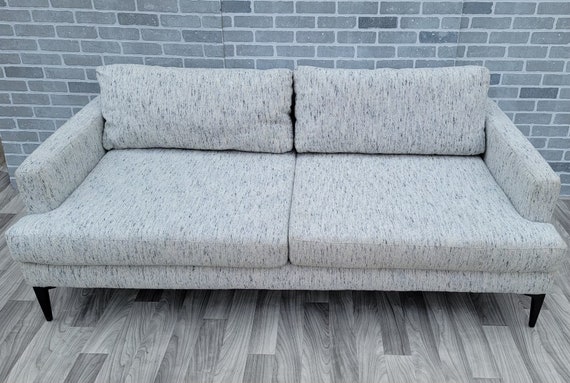 Gray 2024 tweed couch