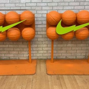 Vintage Nike Basketball Display Shelf - Set of 2