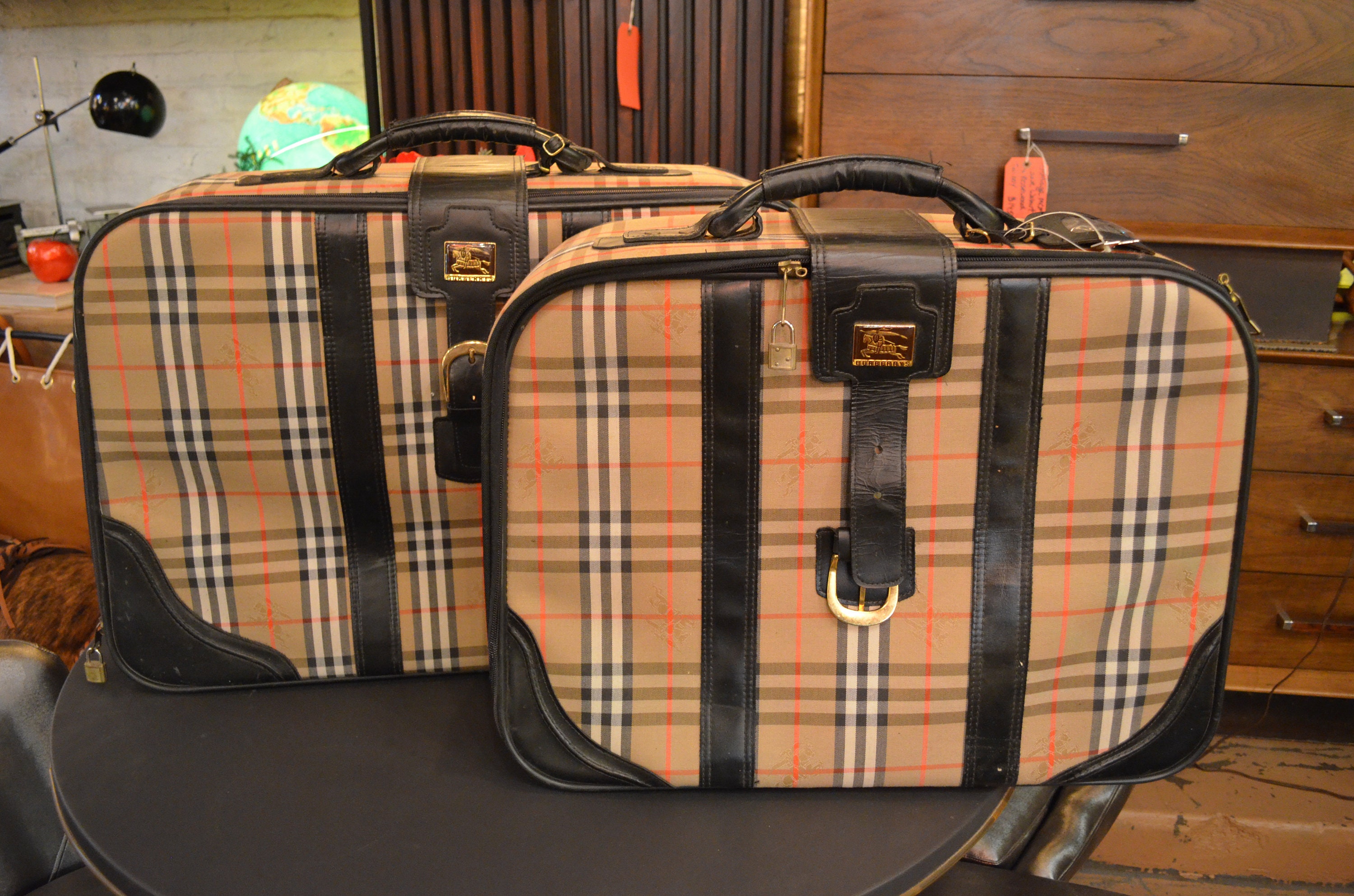 Actualizar 36+ imagen burberry luggage set