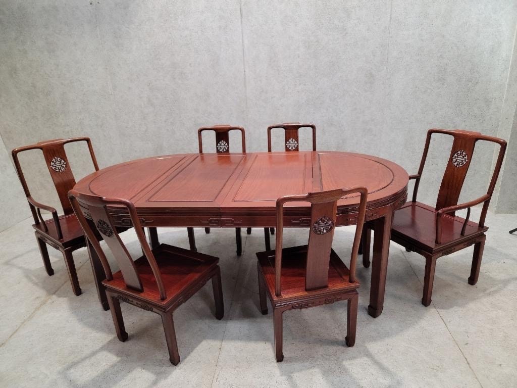 Antique rosewood dining online table