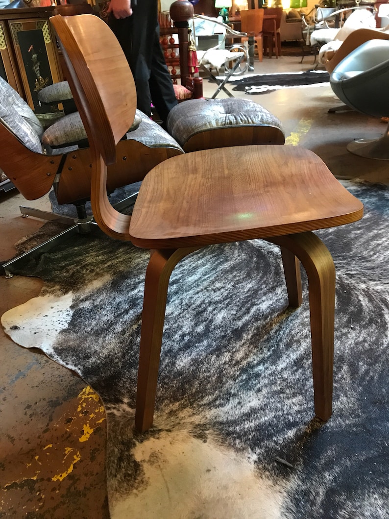 Handcrafted Custom Bent Mahogany Chair