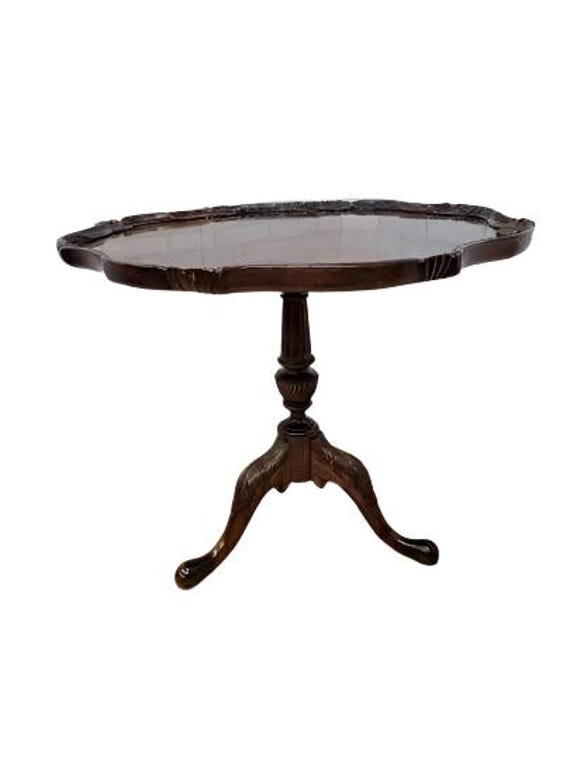 Vintage Georgian Style Pie Crust Table by Maitland-Smith