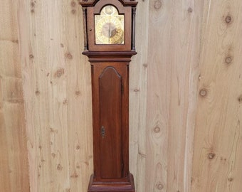 Vintage Traditional  Grandmother Tall Floor Case Clock by Banks, Coldstone Co.